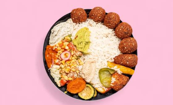 Falafel Teller bei Foodbag Berlin